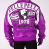 Pelle Pelle Pink White World’s Best 1978 Studded Jacket