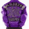 Pelle Pelle Purple Immortal Studded Leather Jacket