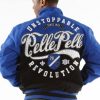 Pelle Pelle Revolution Black and Blue wool Jacket