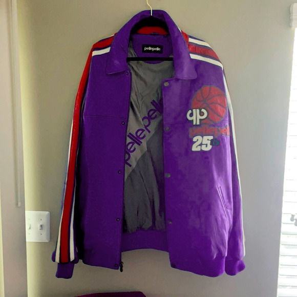 Vintage Pelle Pelle Basketball Purple Jacket