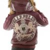 Women’s Pelle Pelle Legacy Edition Burgundy Fur Jacket