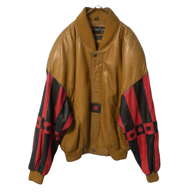 Pelle Pelle 90s Marc Buchanan Mustard Leather Jacket