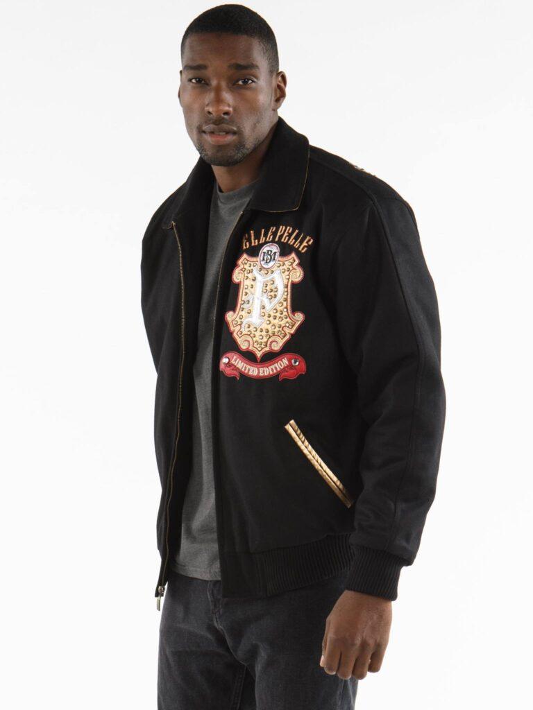 Pelle Pelle Limited Edition Black Wool Jacket