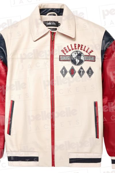 Pelle Pelle World Famous Red Soda Club Plush Jacket