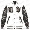 Pelle Pelle New Varsity White Plush Jacket