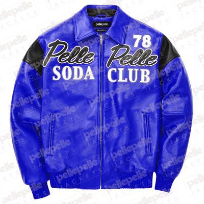 Pelle Pelle Soda Club Plush Blue Jacket