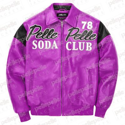 Pelle Pelle Soda Club Plush Dull Purple Jacket