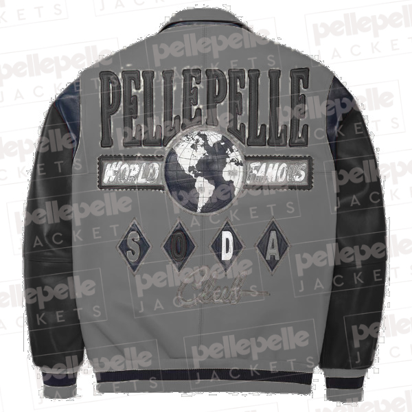 Pelle Pelle World Famous Black Soda Club Plush Jacket