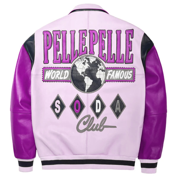 Pelle Pelle World Famous Purple Soda Club Plush Jacket