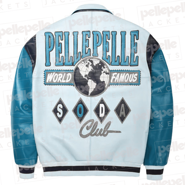 Pelle Pelle World Famous Turquoise Soda Club Plush Jacket