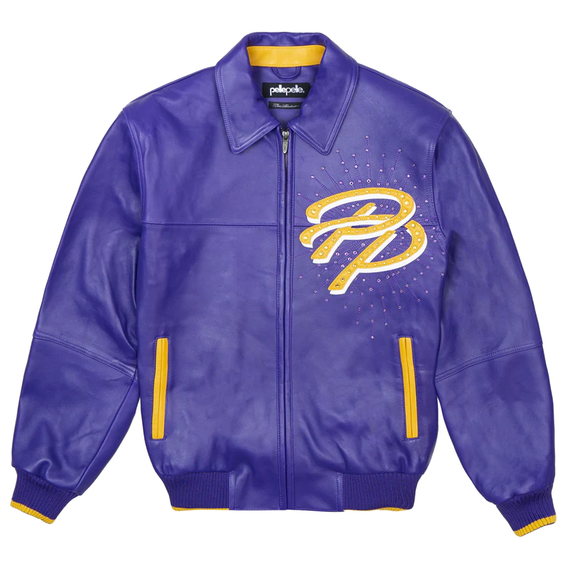 Pelle Pelle Greatest of All Time Purple Plush Jacket