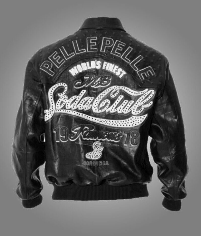 1978 Soda Club Black Pelle Pelle Jacket - Pelle Pelle USA