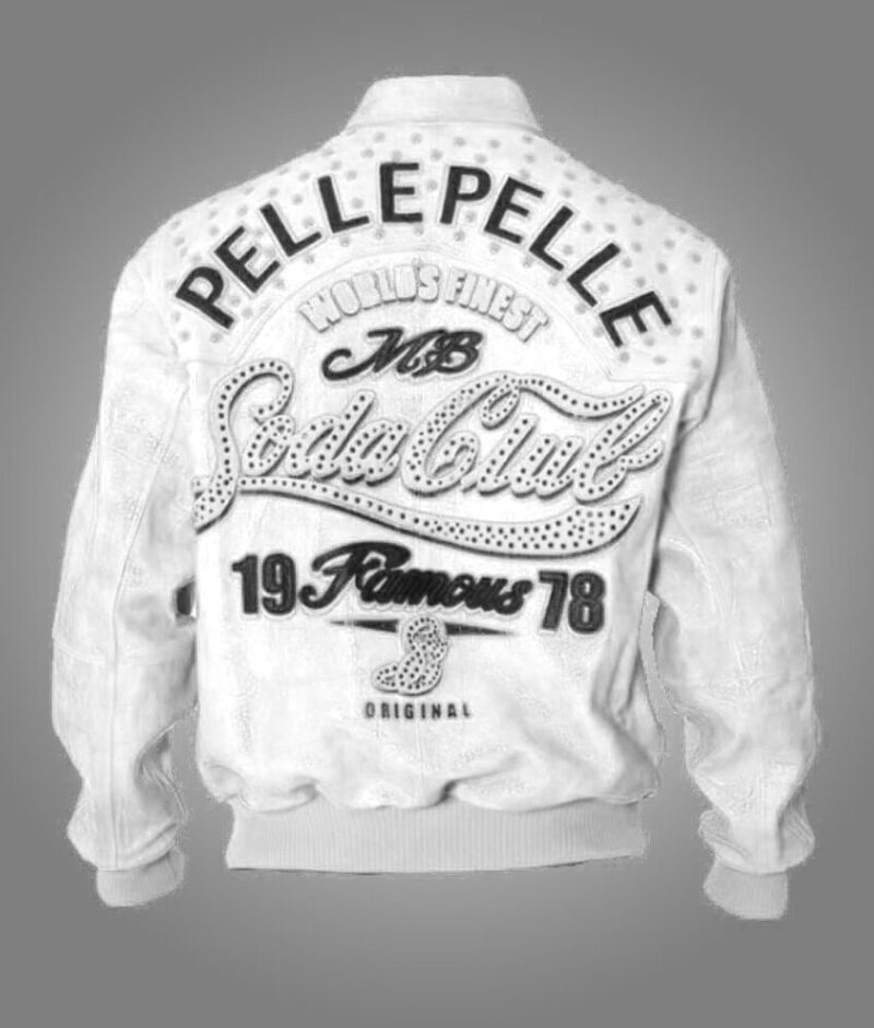 1978 Soda Club White Pelle Pelle Jacket