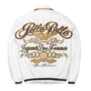 Pelle Pelle Legends Live Forever White Leather Jacket