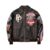 Pelle Pelle American Bruiser Black Rust Leather Jacket