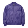 Pelle Pelle Basic Burnish Purple Leather Jacket