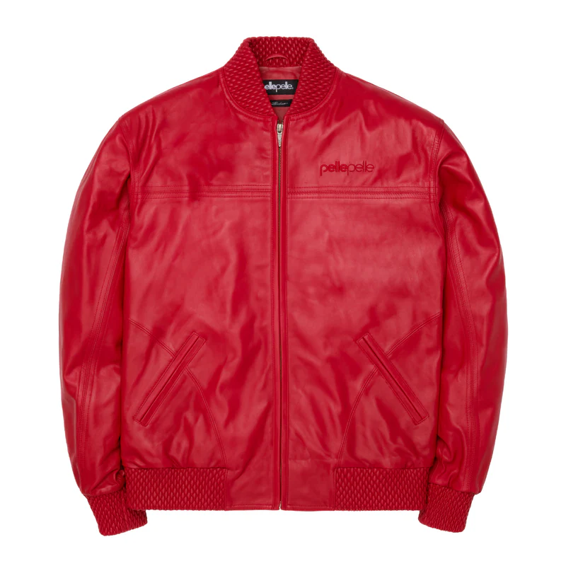 Pelle Pelle Basic Burnish Red Leather Jacket