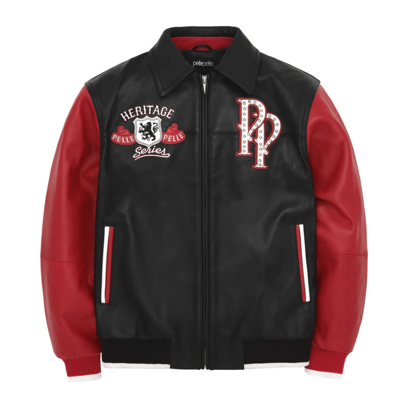 Pelle Pelle Heritage Black & Red Jacket