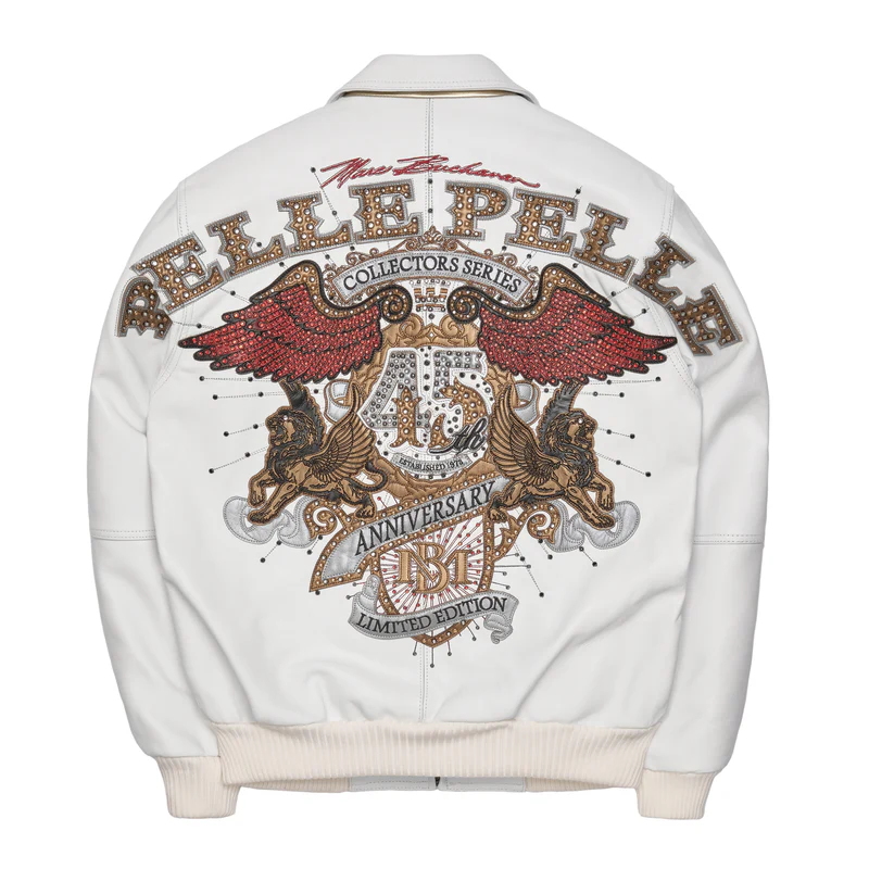 Pelle Pelle White Collectors Series Jacket