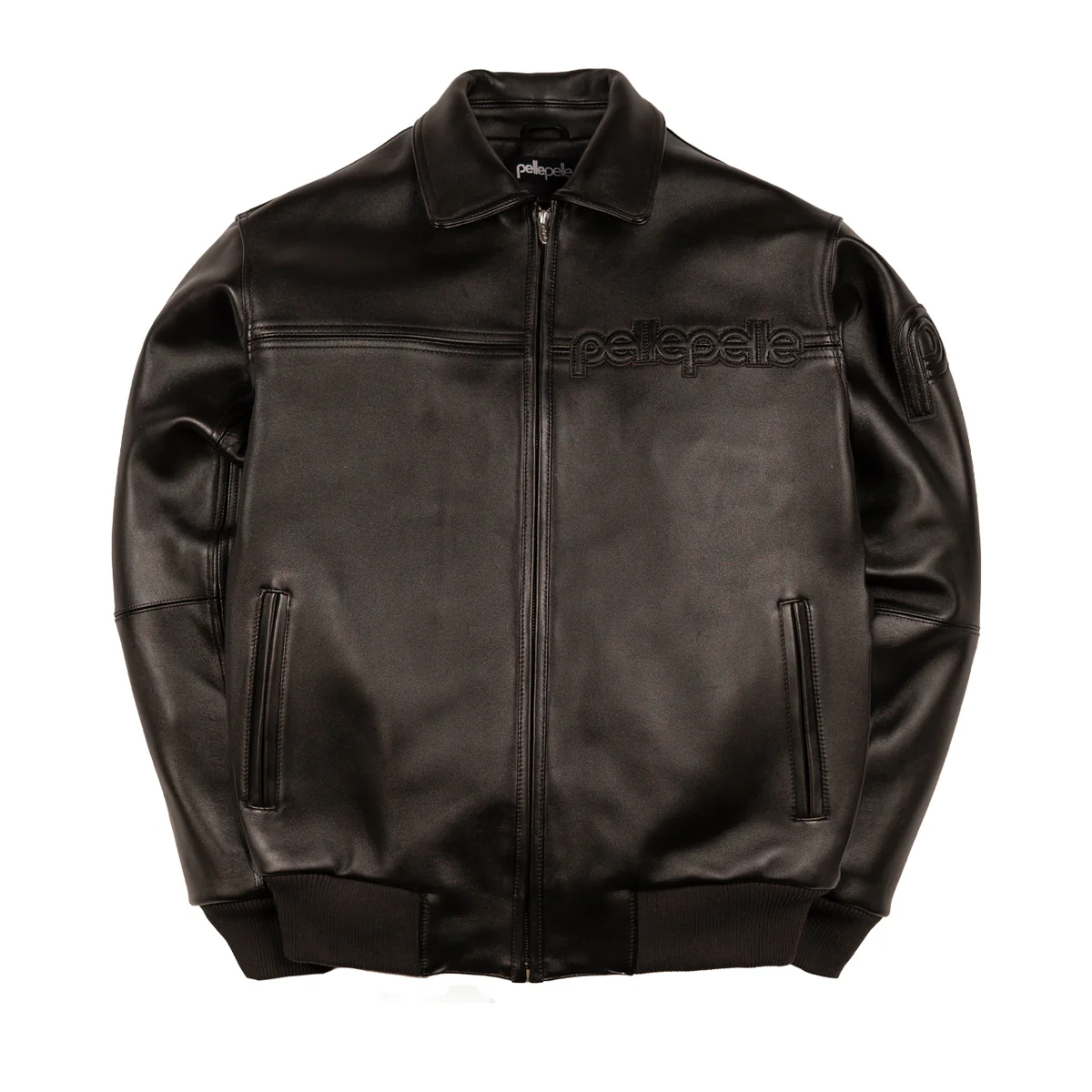 Corded Pelle Pelle Jacket Black