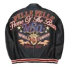 Pelle Pelle Stars And Stripes Black Leather Jacket