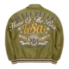 Pelle Pelle Stars And Stripes Olive Jackets