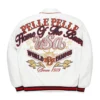 Pelle Pelle Stars And Stripes White Leather Jacket