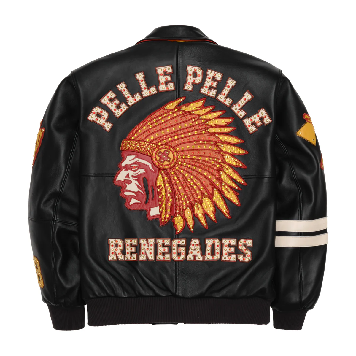 Pelle Pelle Black Multi Renegades Leather Jacket