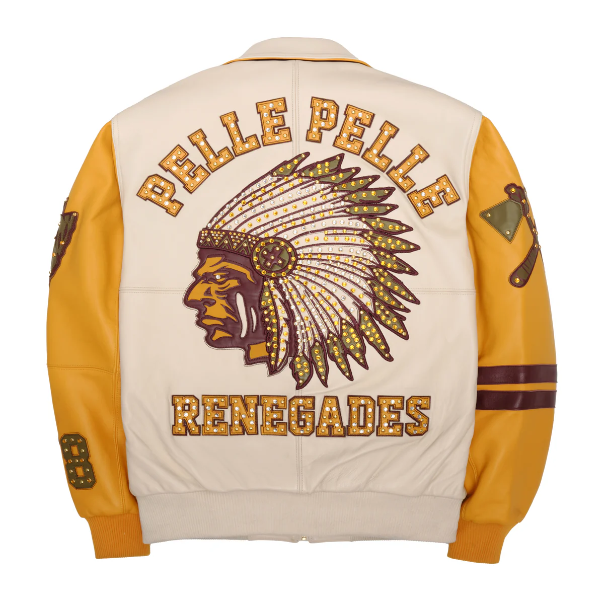 Pelle Pelle Ivory Renegades Leather Jackets
