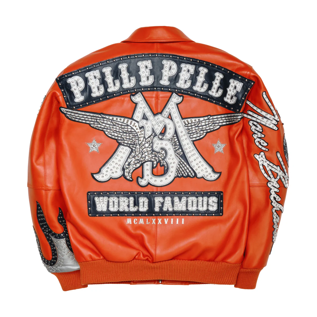 Pelle Pelle World Famous Orange Jackets Pelle Pelle World Famous Orange Jacket