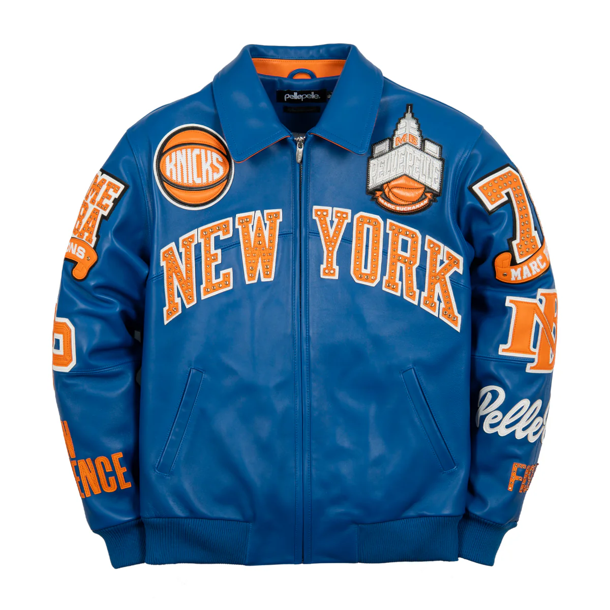 Mens Pelle Pelle x FISLL for the city of knicks jacket