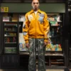 Pelle Pelle American Bruiser Plush Mustard Jacket