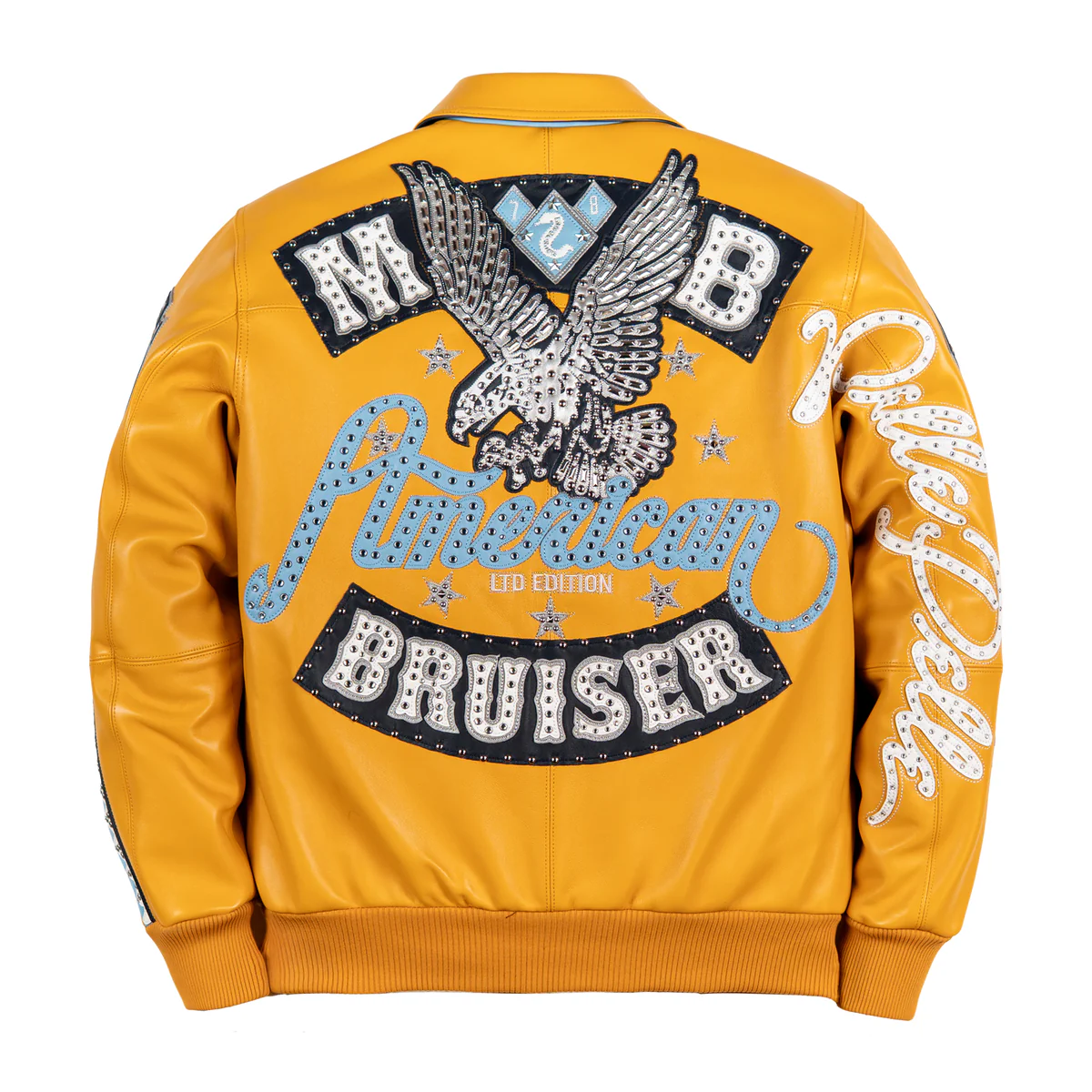 Pelle Pelle American Bruiser Plush Mustard Jackets Pelle Pelle American Bruiser Plush Mustard Jackets