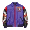 Pelle Pelle American Soda Club White Royal Bright Green Jacket