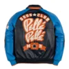 Pelle Pelle Classic Soda Club Plush Black Blue Jacket