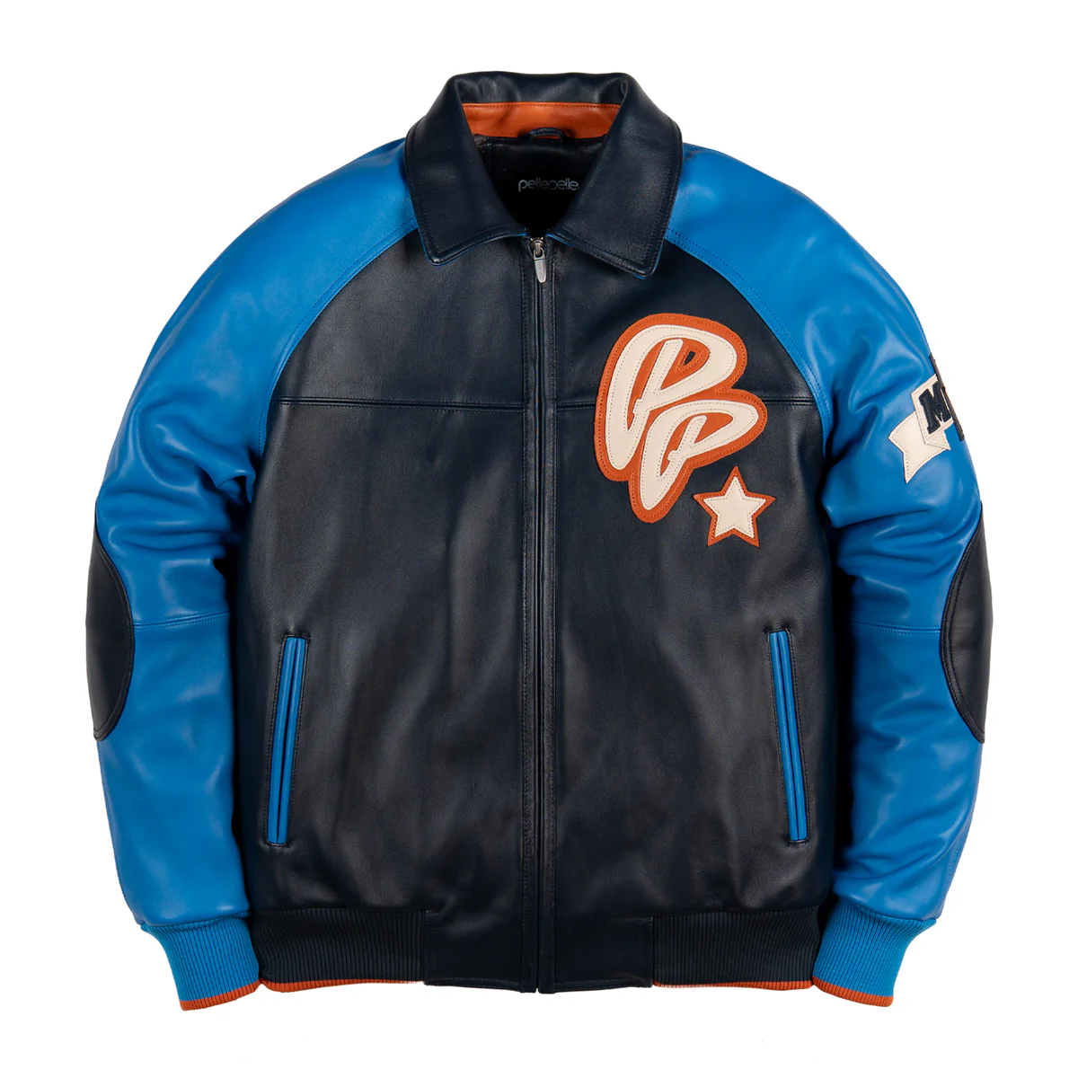 Pelle Pelle Classic Soda Club Plush Black Blue Jackets Pelle Pelle Classic Soda Club Plush Black Blue Jackets