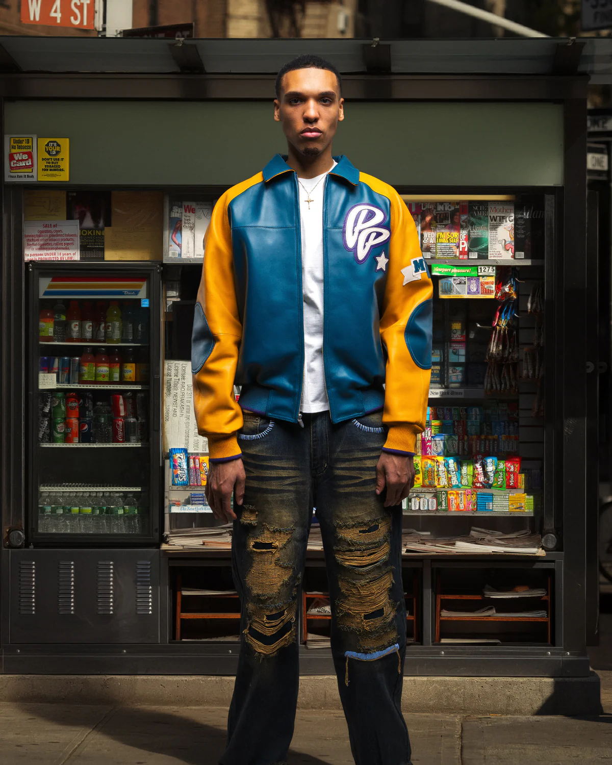 Pelle Pelle Classic Soda Club Plush Mens Teal Jacket
