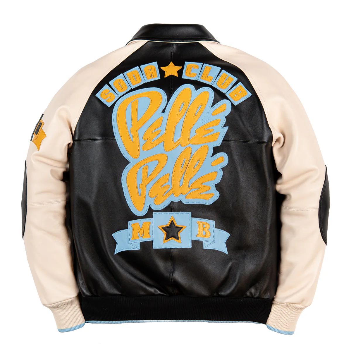 Pelle Pelle Classic Soda Club Plush White Mens Jacket Pelle Pelle Classic Soda Club Plush White Mens Jacket