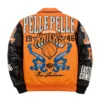 Pelle Pelle x FISLL for the city of knicks Orange jacket